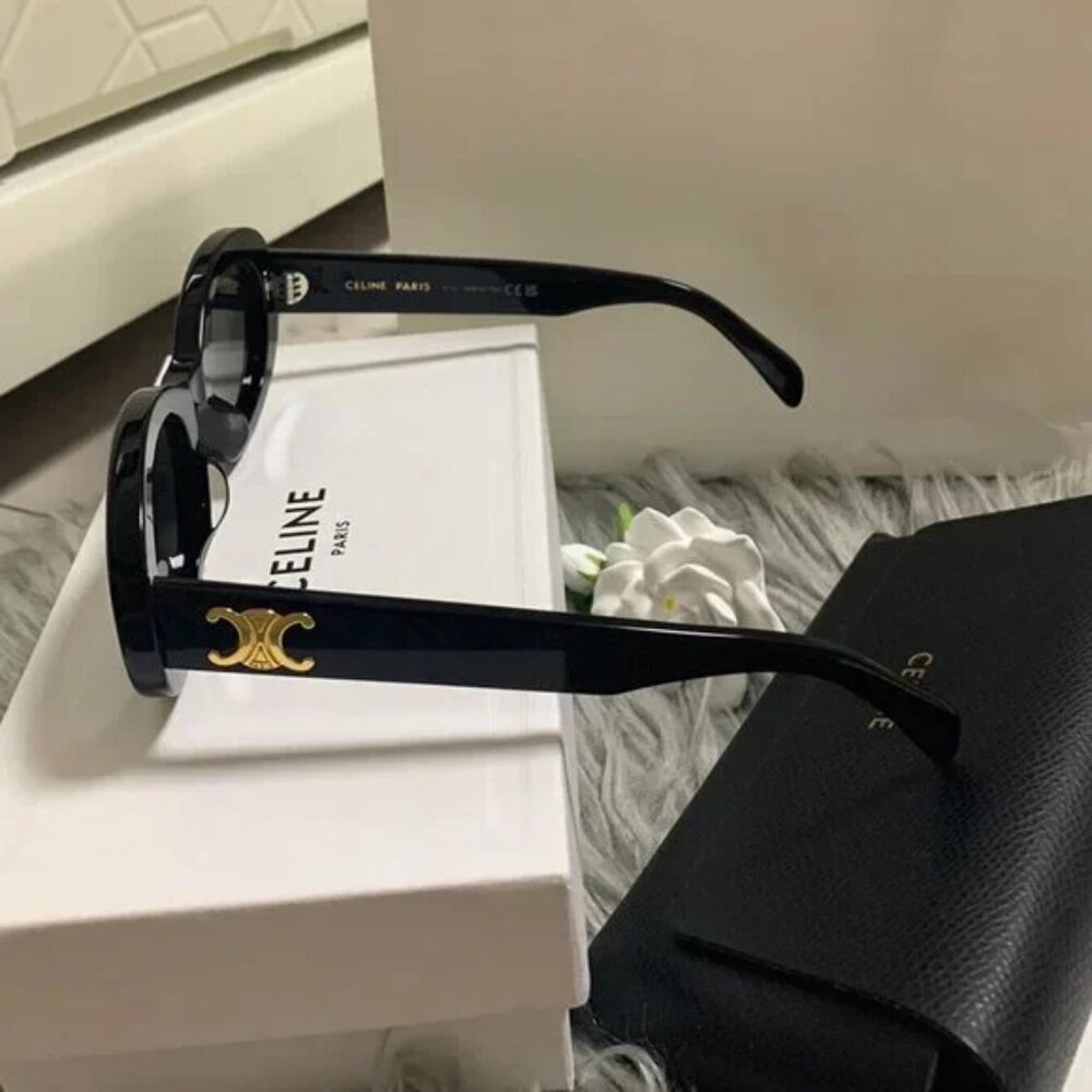 Celine Triomphe Oval Sunglasses - Picture 5 of 6